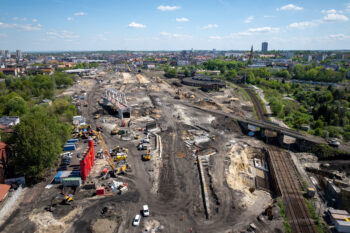 Budowa nowych wiaduktów w sąsiedztwie stacji Katowice