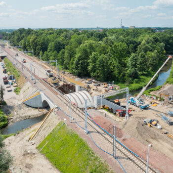 Przebudowa mostu kolejowego nad rzeką Pszczynką