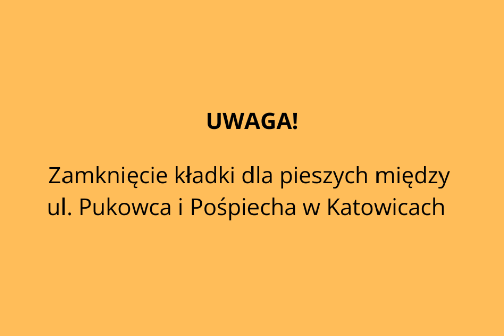 Rozpoczęcie prac między ul. Pukowca i Pośpiecha w Katowicach