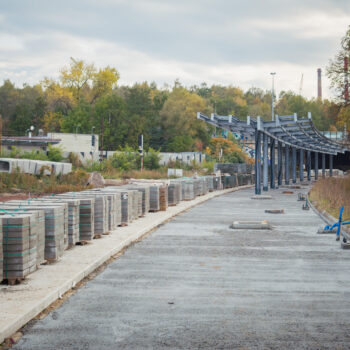 Budowa przystanku Katowice Brynów