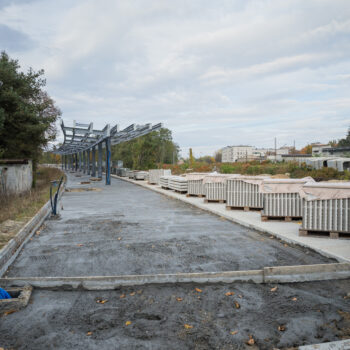 Budowa przystanku Katowice Brynów