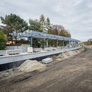 Budowa przystanku Katowice Brynów