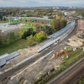 Budowa przystanku Katowice Brynów