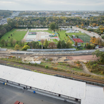 Budowa przystanku Katowice Brynów