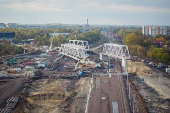 Nowe wiadukty kolejowe powstające w Katowicach