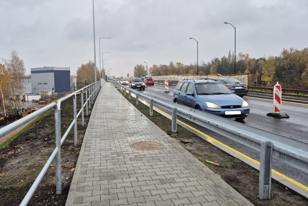 Udostępniliśmy przebudowaną, wschodnią jezdnię na wiadukcie drogowym przy ul. Bagiennej w Katowicach