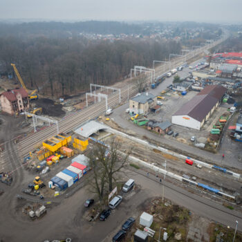Budowa nowego wiaduktu na skrzyżowaniu ul. Męczenników Oświęcimskich i ul. Dworcowej