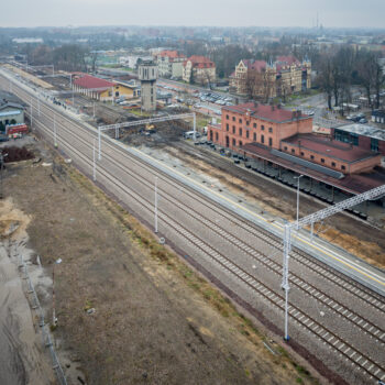 Prace na stacji kolejowej Pszczyna