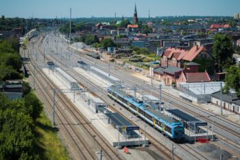 Stacja kolejowa Radzionków, fot. Łukasz Hachuła, Polskie Linie Kolejowe