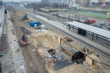 Luty 2026: Przebudowa stacji kolejowej Sosnowiec Główny