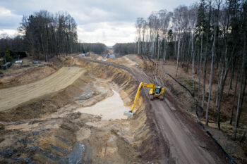 Budowa nowego przebiegu linii kolejowej