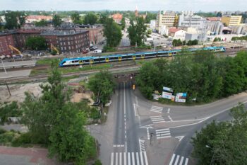 Wiadukt kolejowy nad ul. Lwowską w Katowicach
