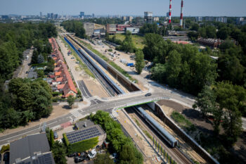 Przebudowany wiadukt drogowy – ul. Dobrego Urobku, Katowice