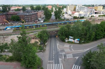 Wiadukt kolejowy nad ul. Lwowską w Katowicach