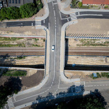 Przebudowany wiadukt drogowy – ul. Dobrego Urobku, Katowice