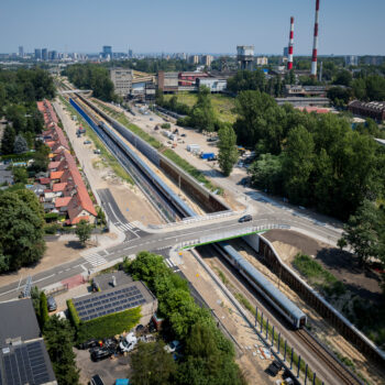 Przebudowany wiadukt drogowy – ul. Dobrego Urobku, Katowice