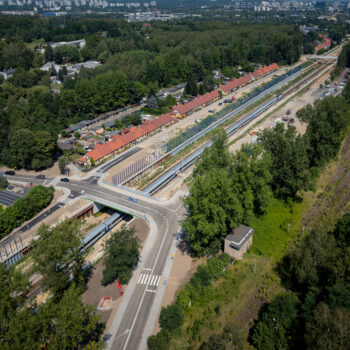 Przebudowany wiadukt drogowy – ul. Dobrego Urobku, Katowice