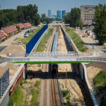 Przebudowany wiadukt drogowy – ul. Dobrego Urobku, Katowice